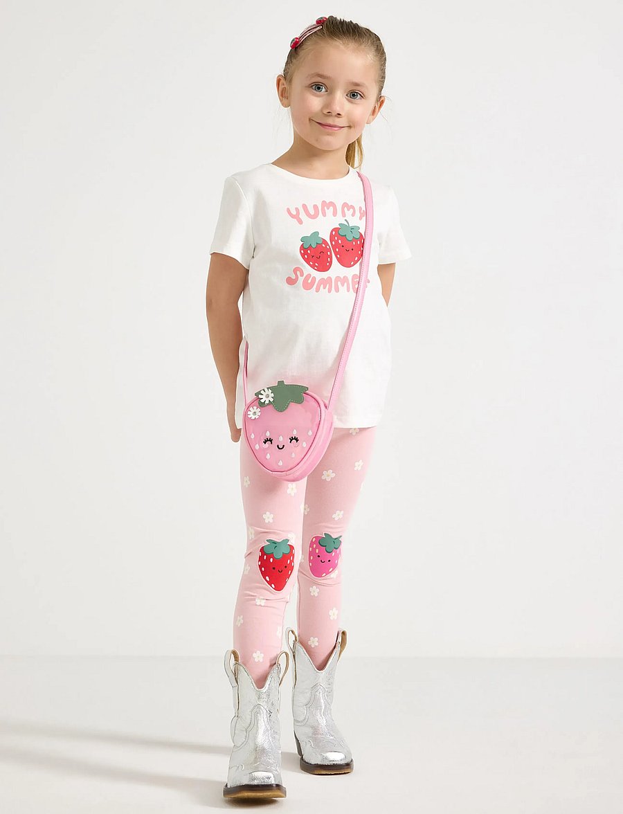 Lindex - Leggings - leggings - light pink - 0