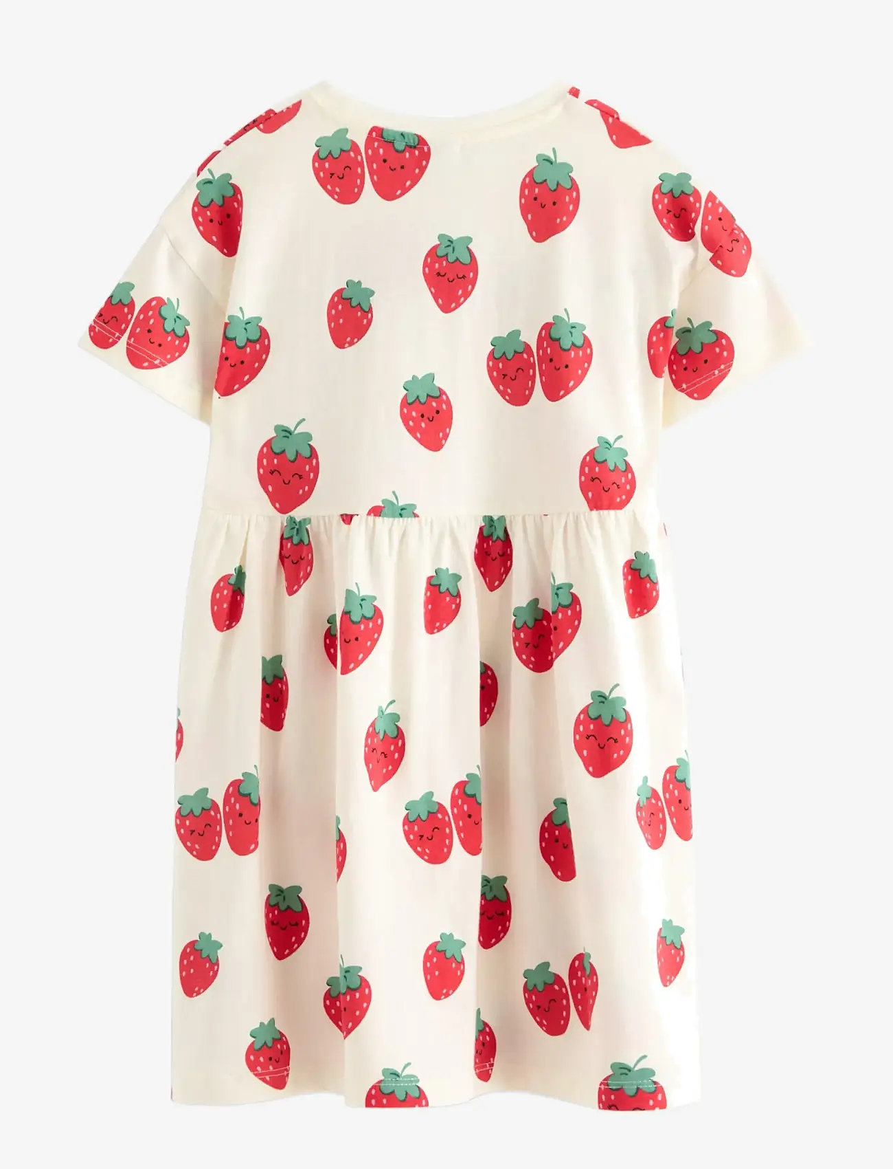 Lindex - Short-sleeved dress - kortærmede hverdagskjoler - white - 2