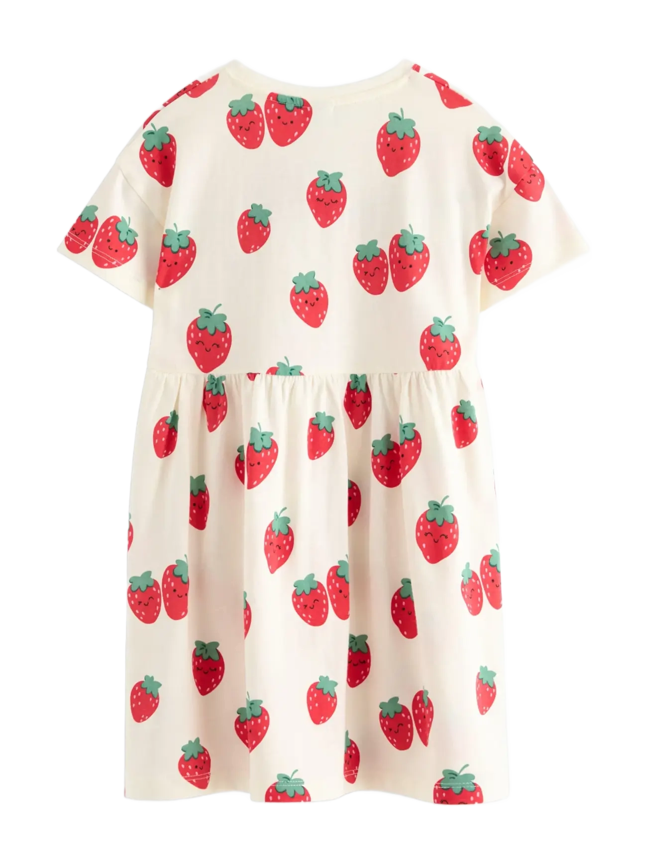Lindex - Short-sleeved dress - klänningar - white - 2