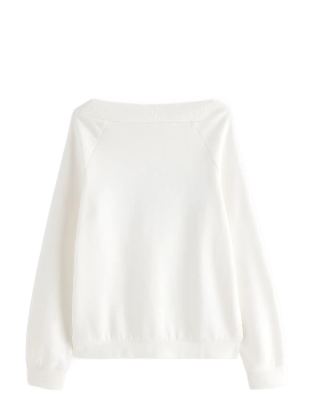 Lindex - Sweatshirt with brushed inside - bluzy - off white - 2