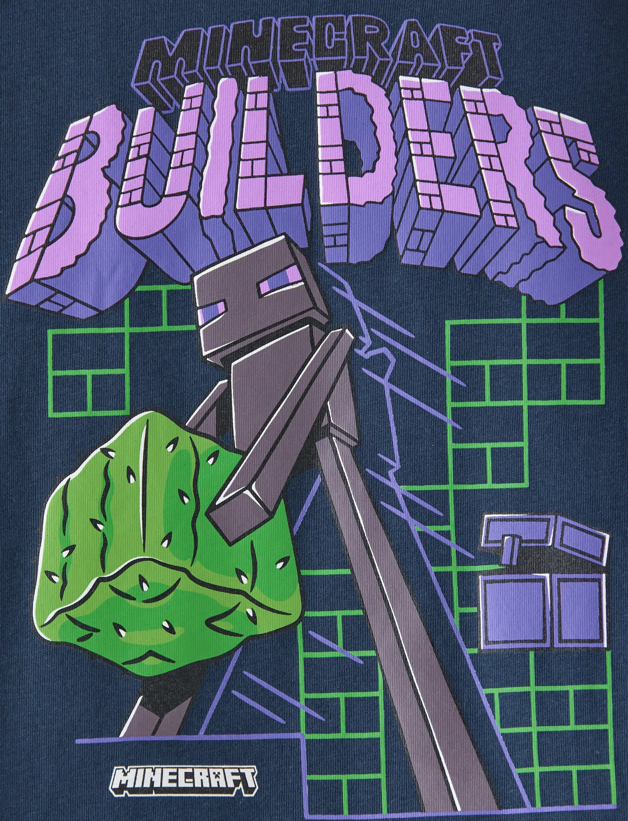 Lindex - Minecraft T-shirt - korte mouwen - dark blue - 5