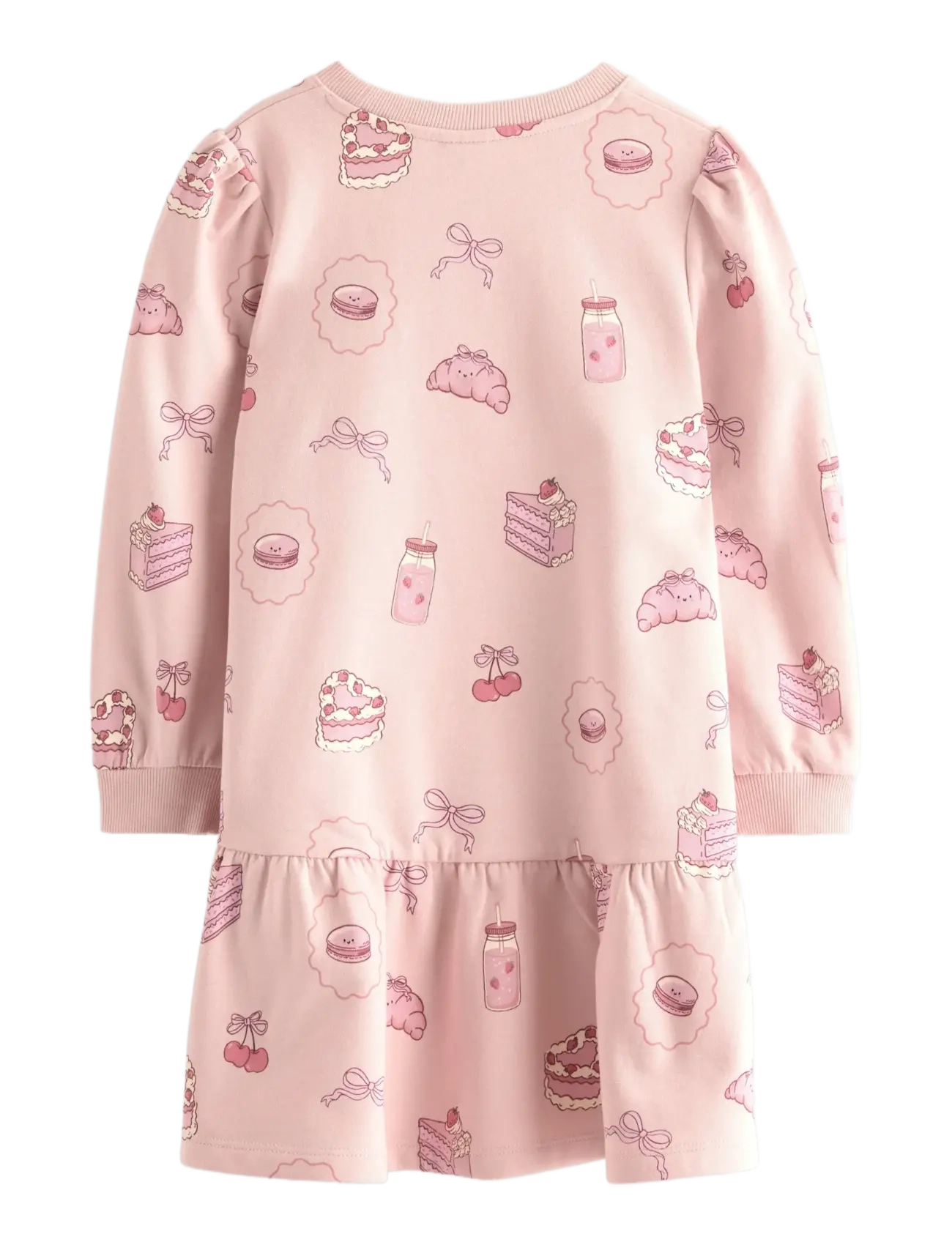 Lindex - Dress with brushed inside - långärmade vardagsklänningar - light dusty pink - 2