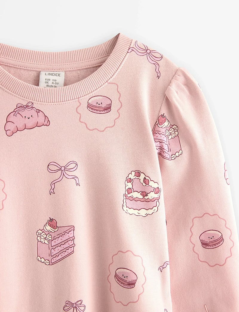 Lindex - Dress with brushed inside - langærmede hverdagskjoler - light dusty pink - 5