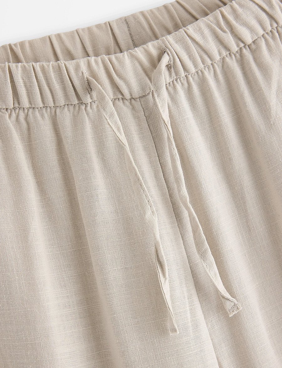 Lindex - Trousers in linen blend - bukser - light beige - 5