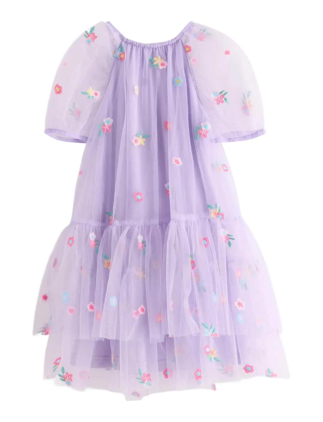 Lindex - Short-sleeved dress with flounces - kortærmede babykjoler - light lilac - 2