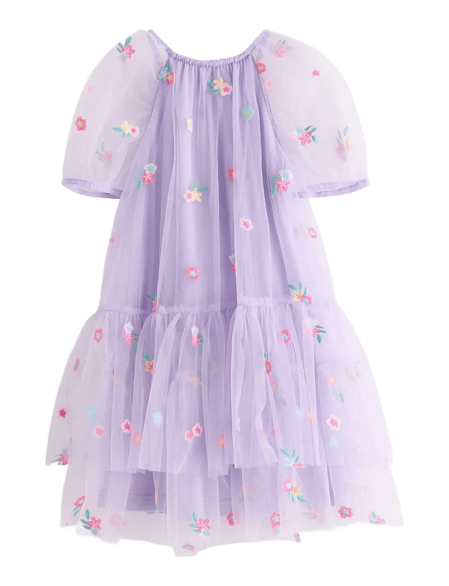 Lindex - Short-sleeved dress with flounces - kurzärmelige babykleider - light lilac - 2