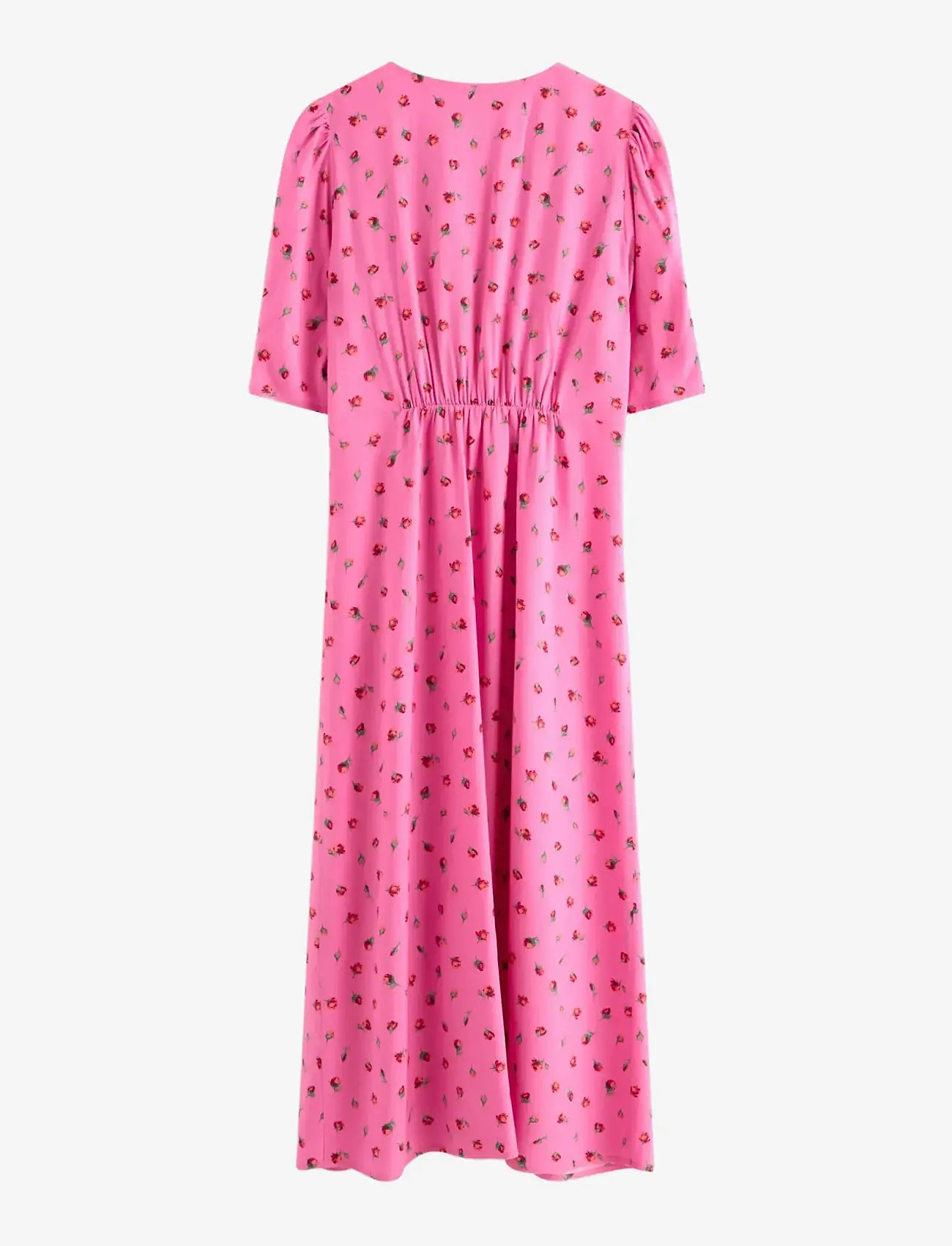 Lindex - Midi dress with puff sleeves - konfirmatsioon - pink - 2
