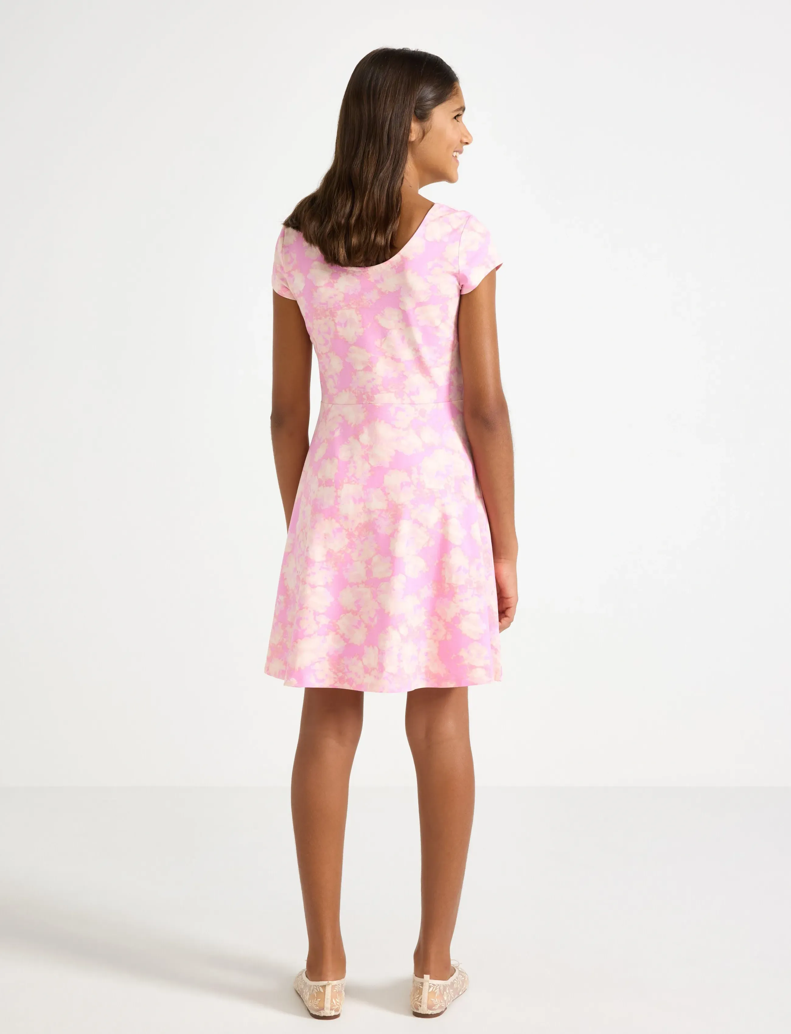 Lindex - Jersey dress - kurzärmelige freizeitkleider - light pink - 3