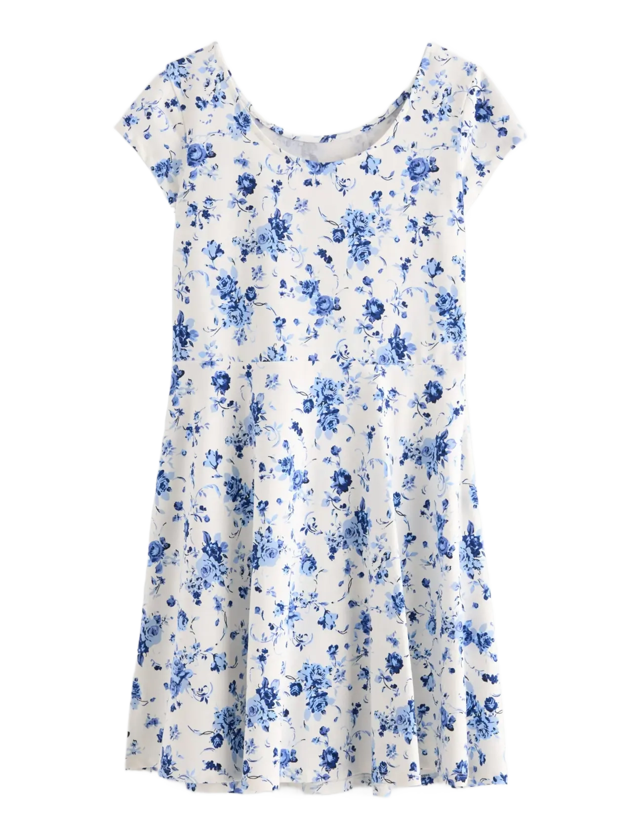 Lindex - Jersey dress - kurzärmelige freizeitkleider - off white - 2
