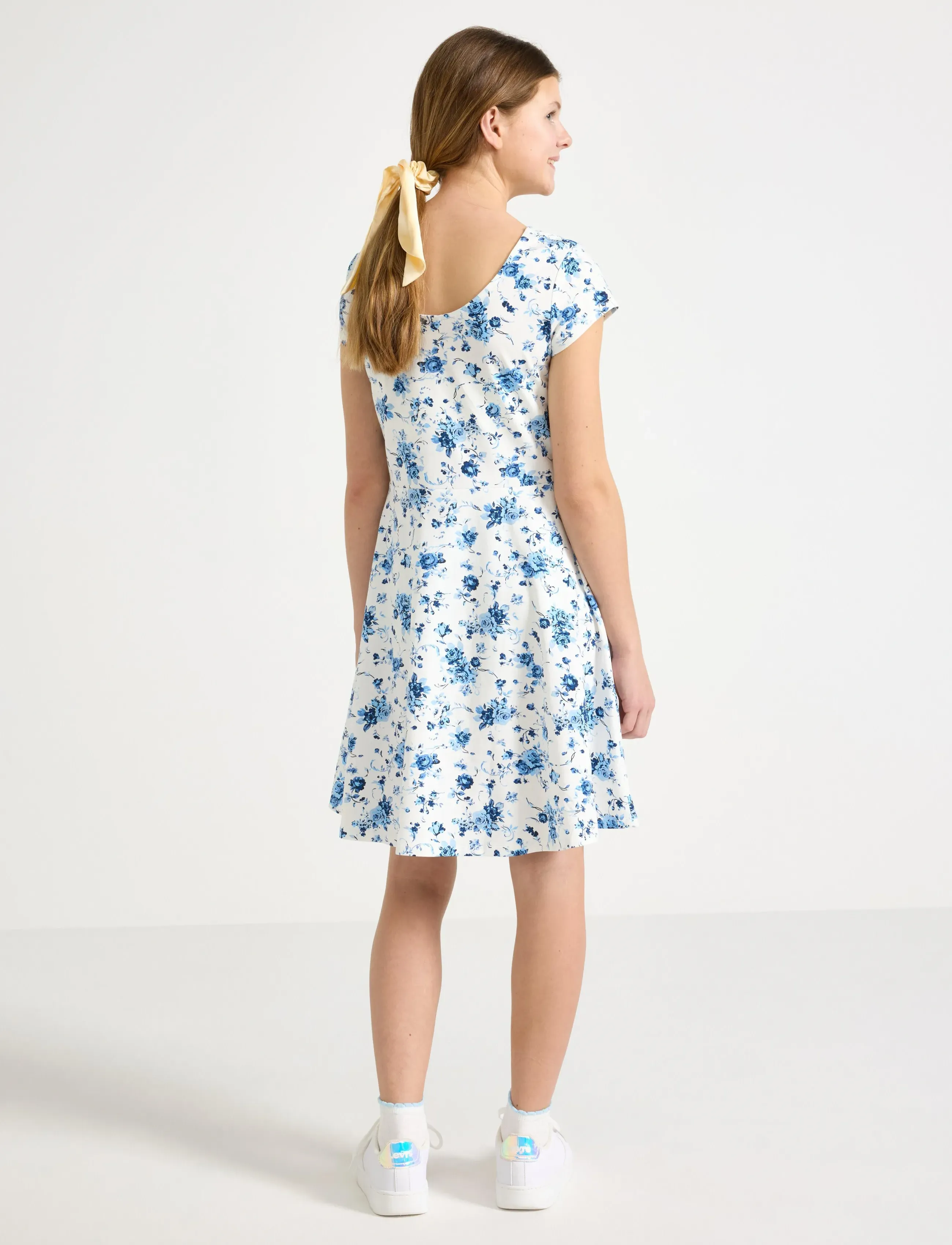 Lindex - Jersey dress - kurzärmelige freizeitkleider - off white - 3