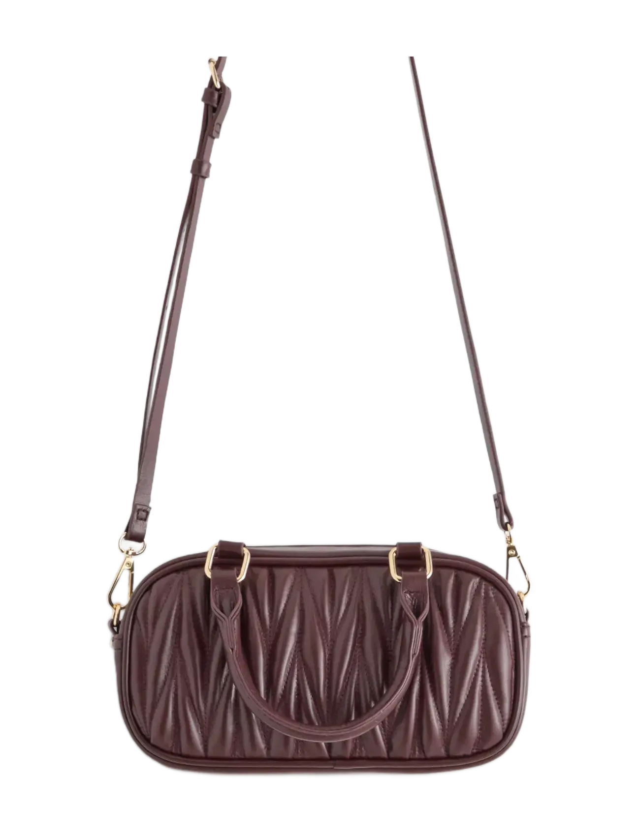 Lindex - Bag pleated Fran - aksessuaarid - dark dusty lilac - 1