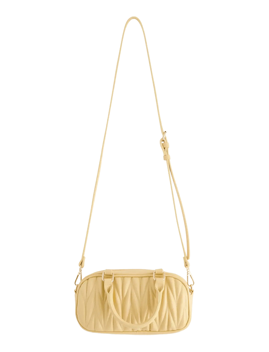 Lindex - Bag pleated Fran - modetrends - light dusty yellow - 0