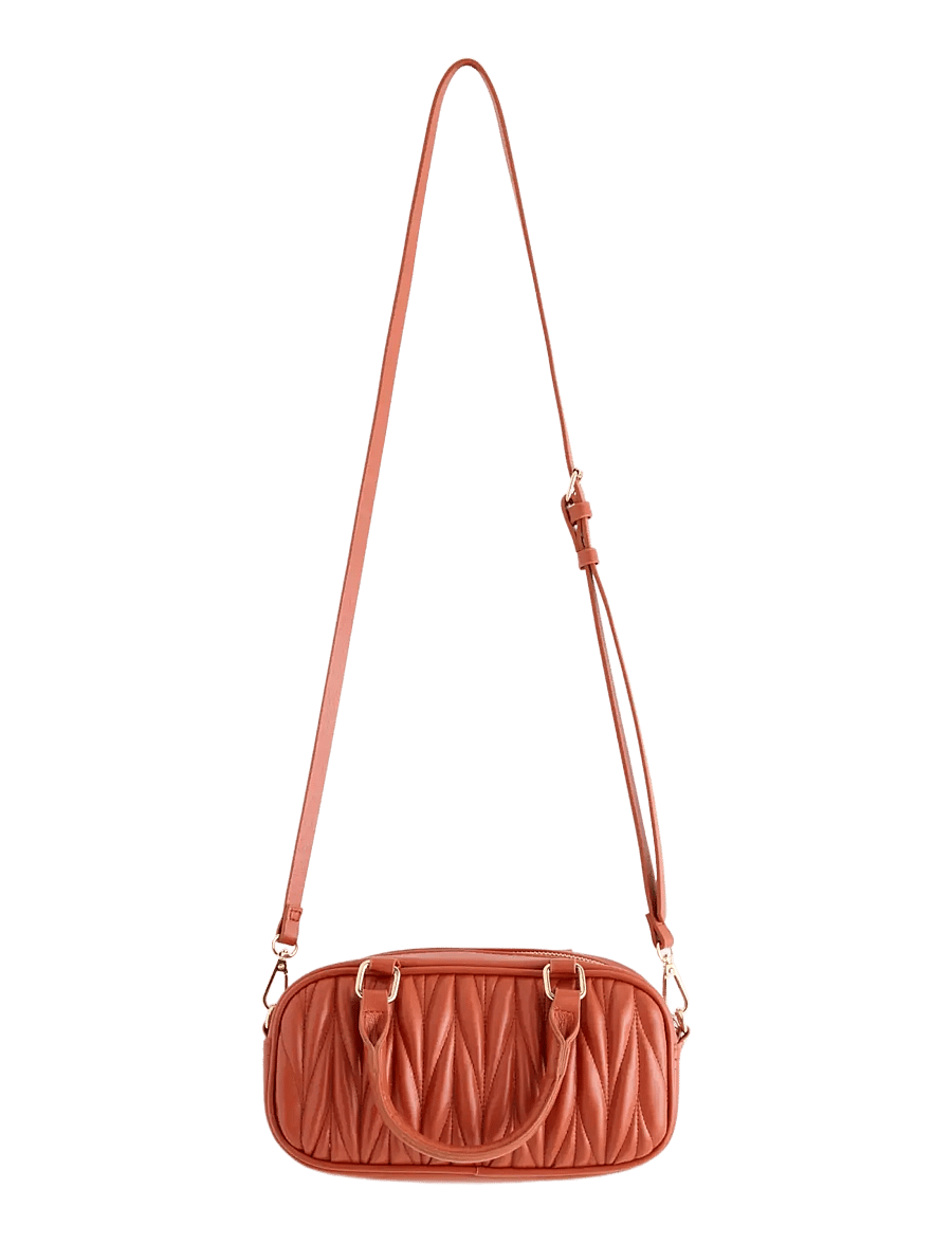 Lindex - Bag pleated Fran - mode trends - orange - 0