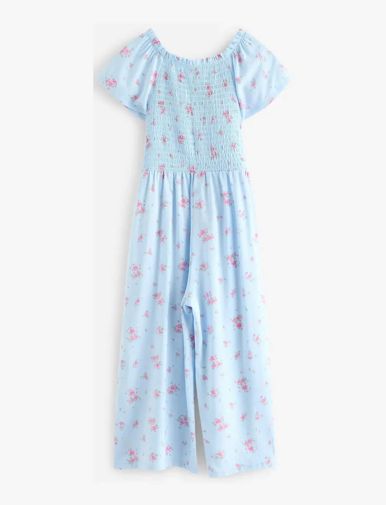 Lindex - Jumpsuit with smock - buksedragter - light blue - 2