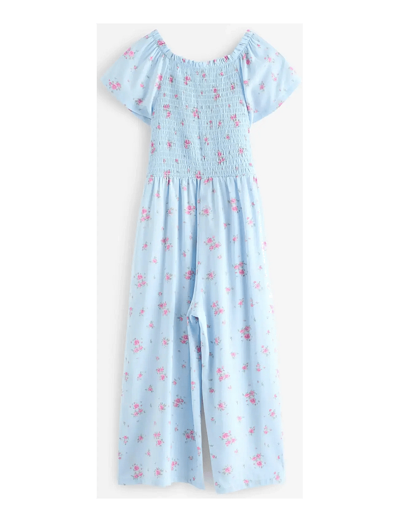 Lindex - Jumpsuit with smock - buksedragter - light blue - 2