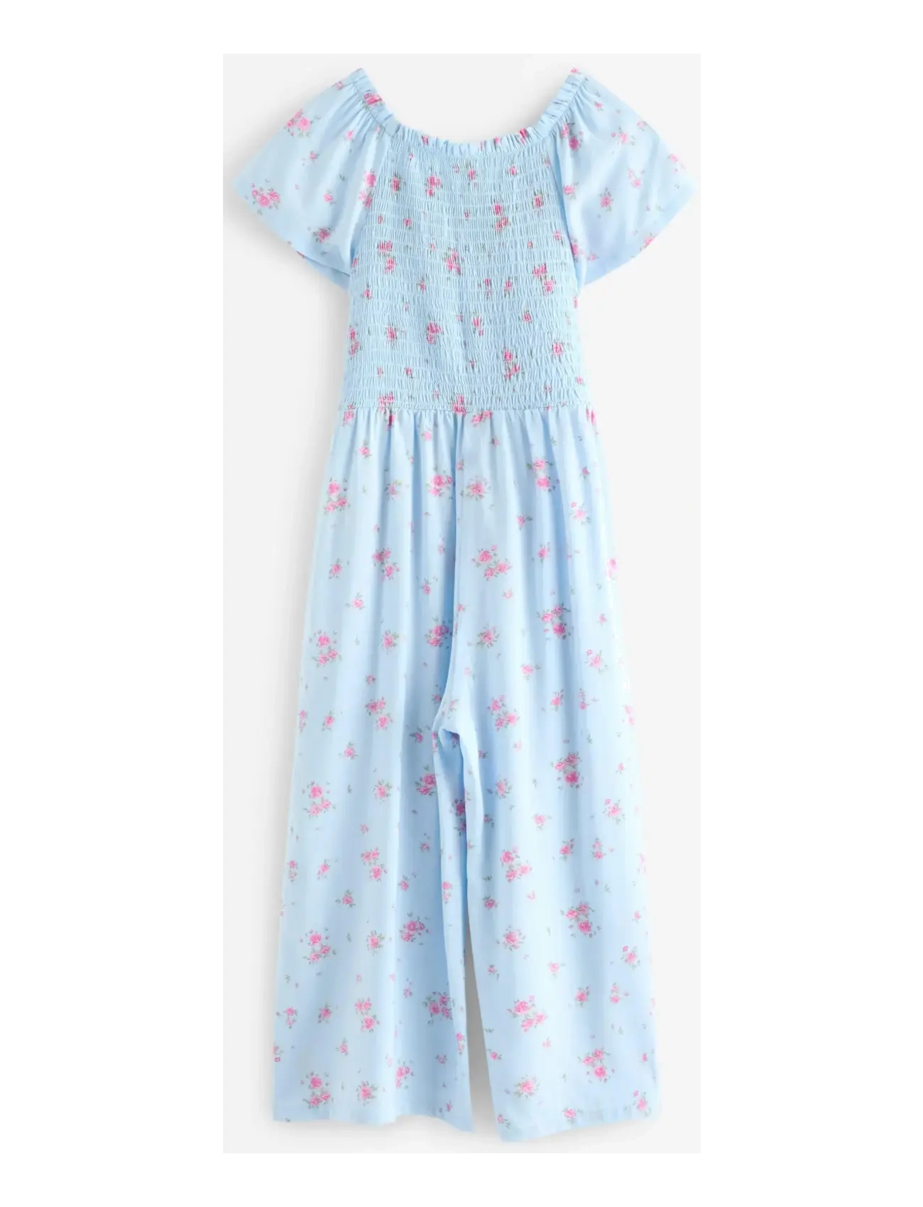 Lindex - Jumpsuit with smock - buksedrakter - light blue - 2