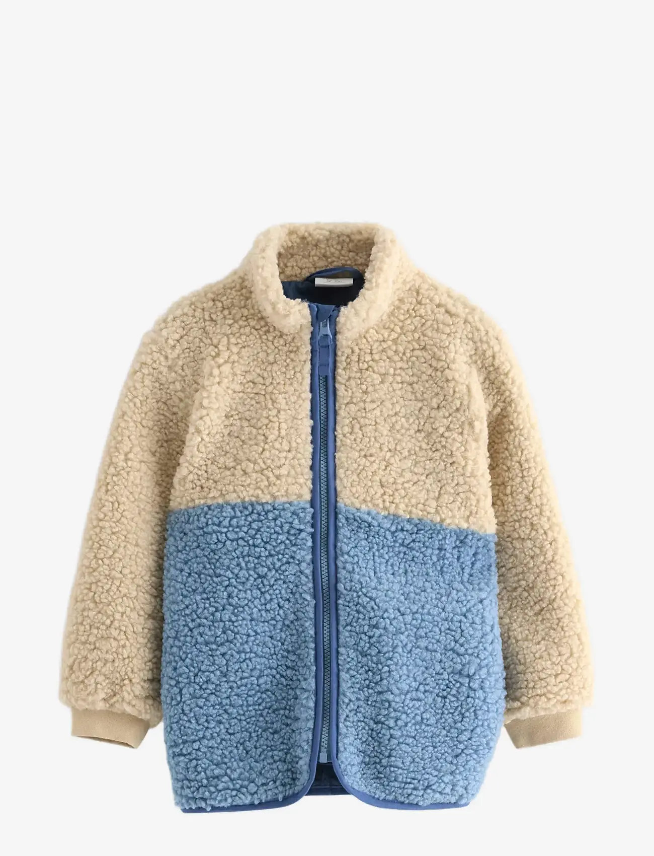 Lindex - Jacket pile colourblock - fleecejacken - lt dusty blue - 1