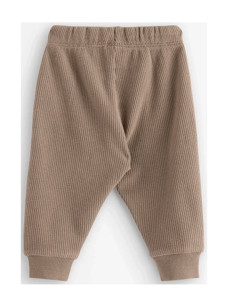 Lindex - Trousers waffle patch at knee - sweatpants - dark khaki - 1