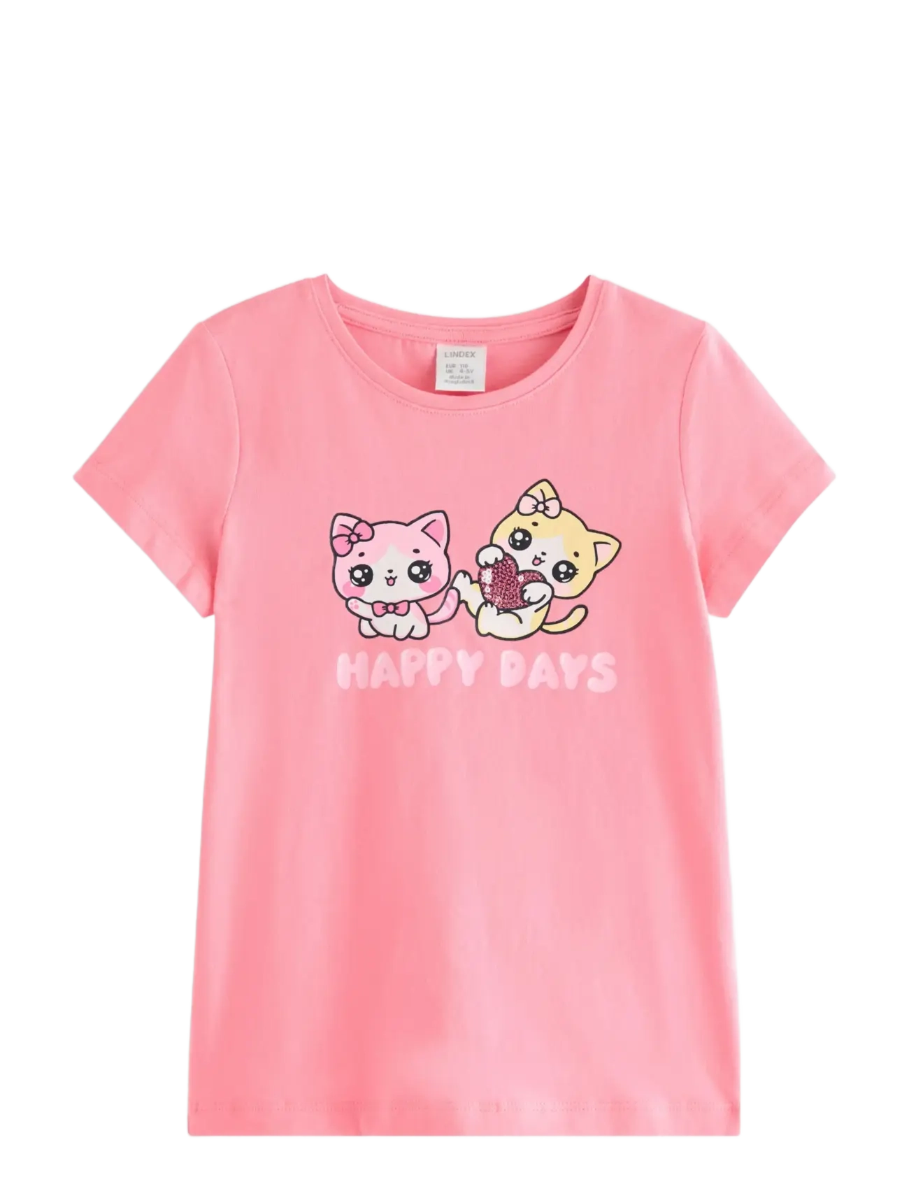 Lindex Short-sleeved top - Lindex - PINK / pink/rose