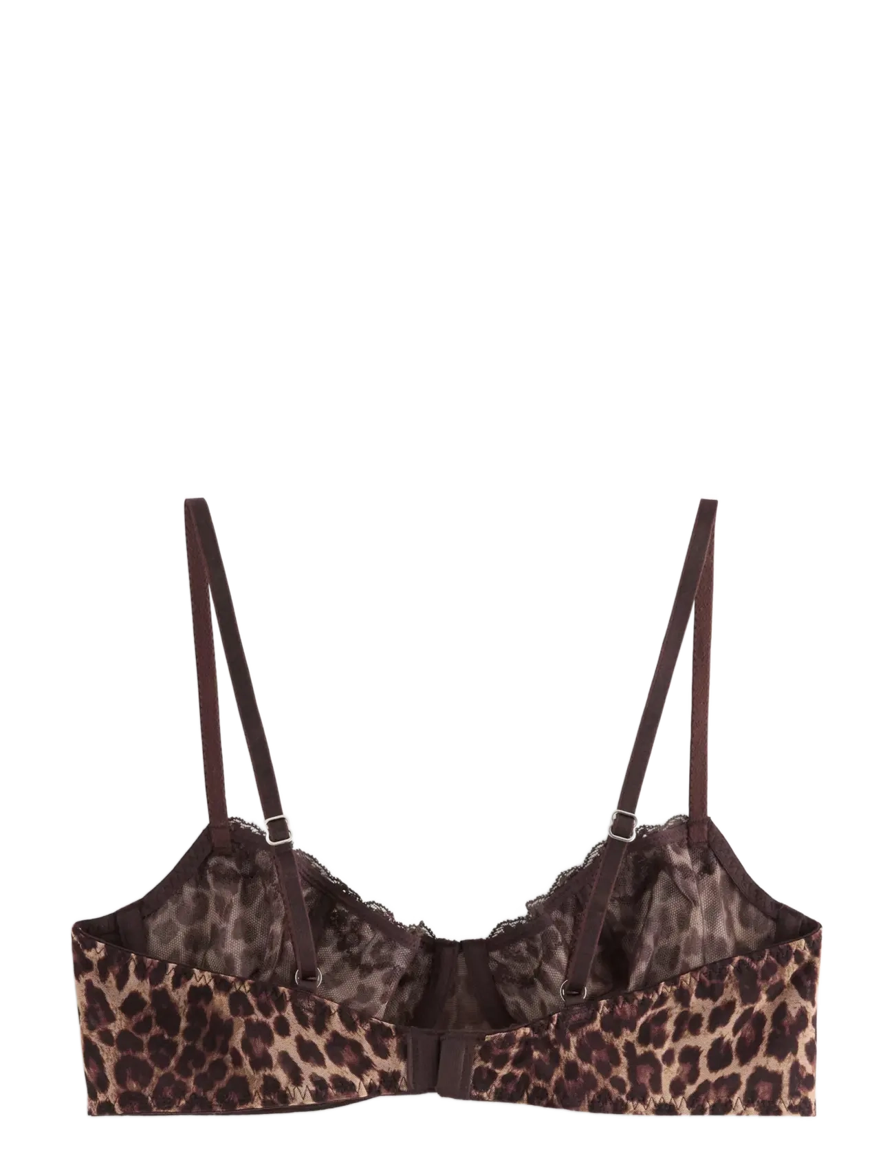 Lindex - Senna unpadded bra - dark dusty brown - 2
