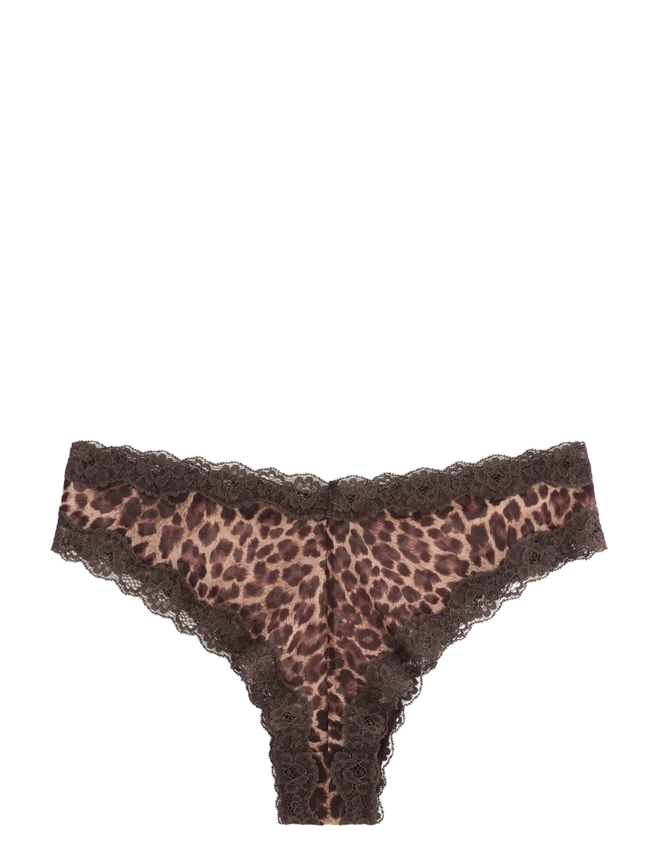 Lindex - Brazilian briefs with regular waist - dark dusty brown - 2