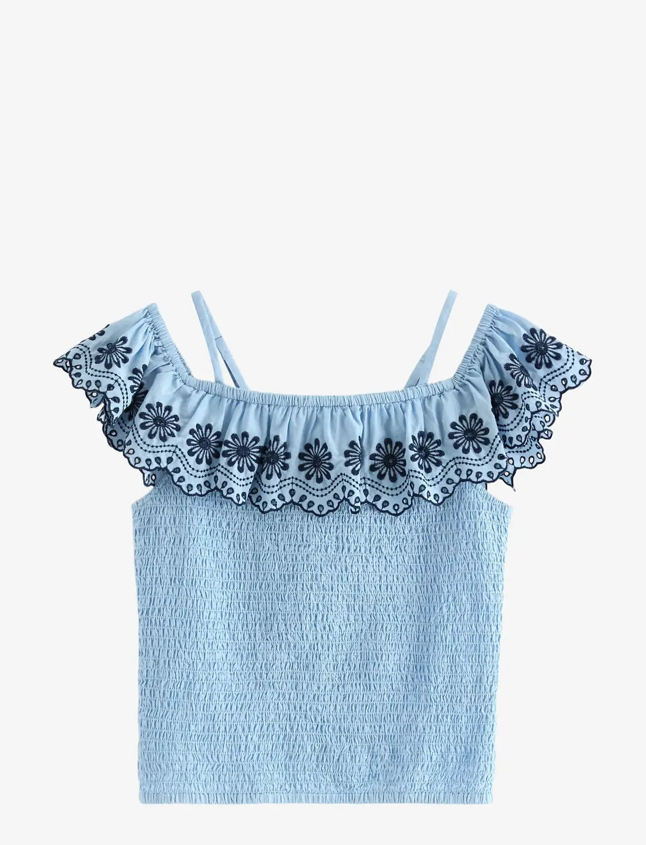 Lindex - Top with off shoulder design - blusen & tuniken - light blue - 1