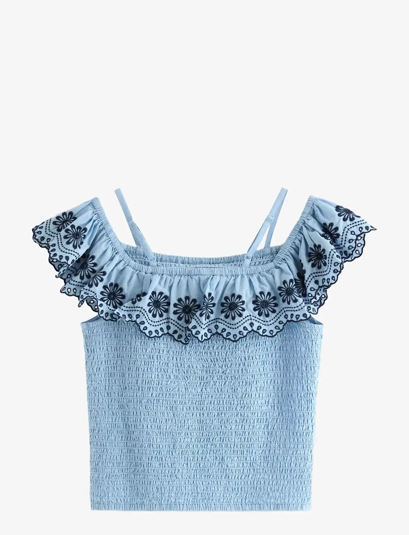Lindex - Top with off shoulder design - blusen & tuniken - light blue - 2