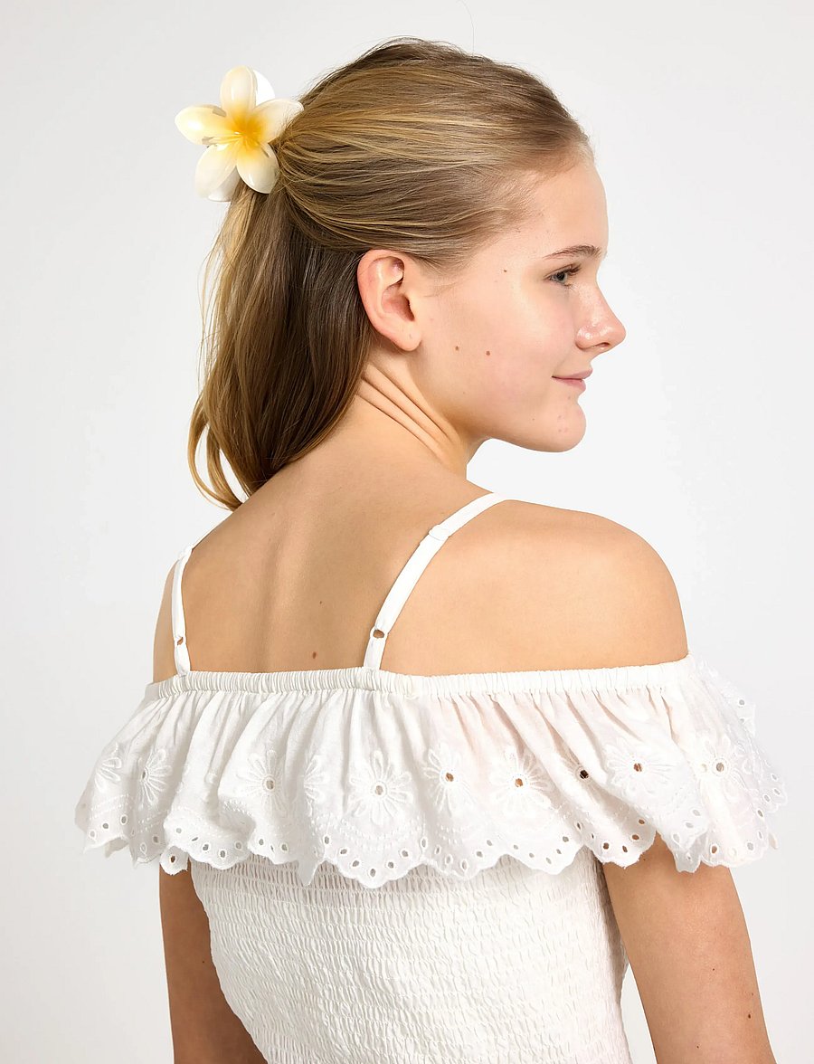 Lindex - Top with off shoulder design - bluser & tunikaer - off white - 4
