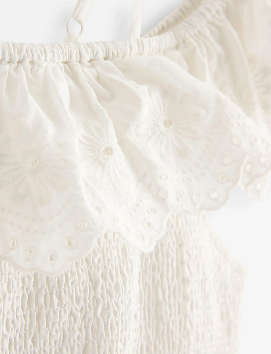 Lindex - Top with off shoulder design - bluser & tunikaer - off white - 5
