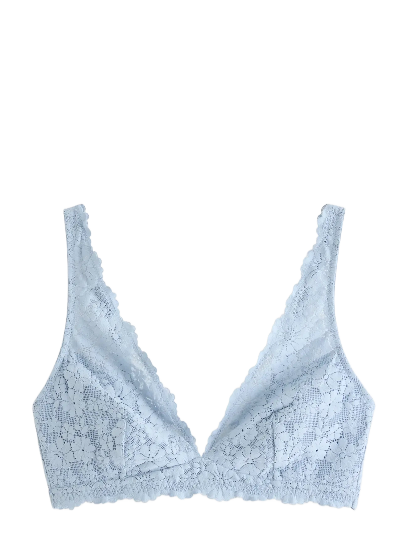 Lindex Bralette in lace - Soft bras - LIGHT DUSTY BLUE / blue