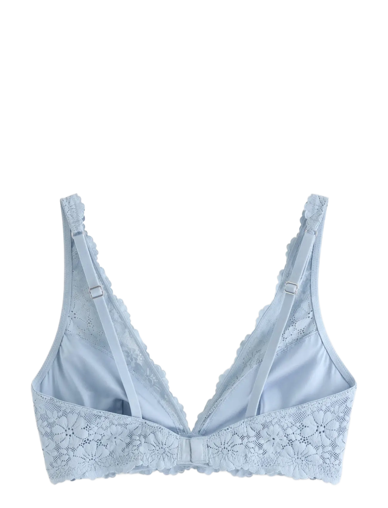 Lindex - Bralette in lace - light dusty blue - 2