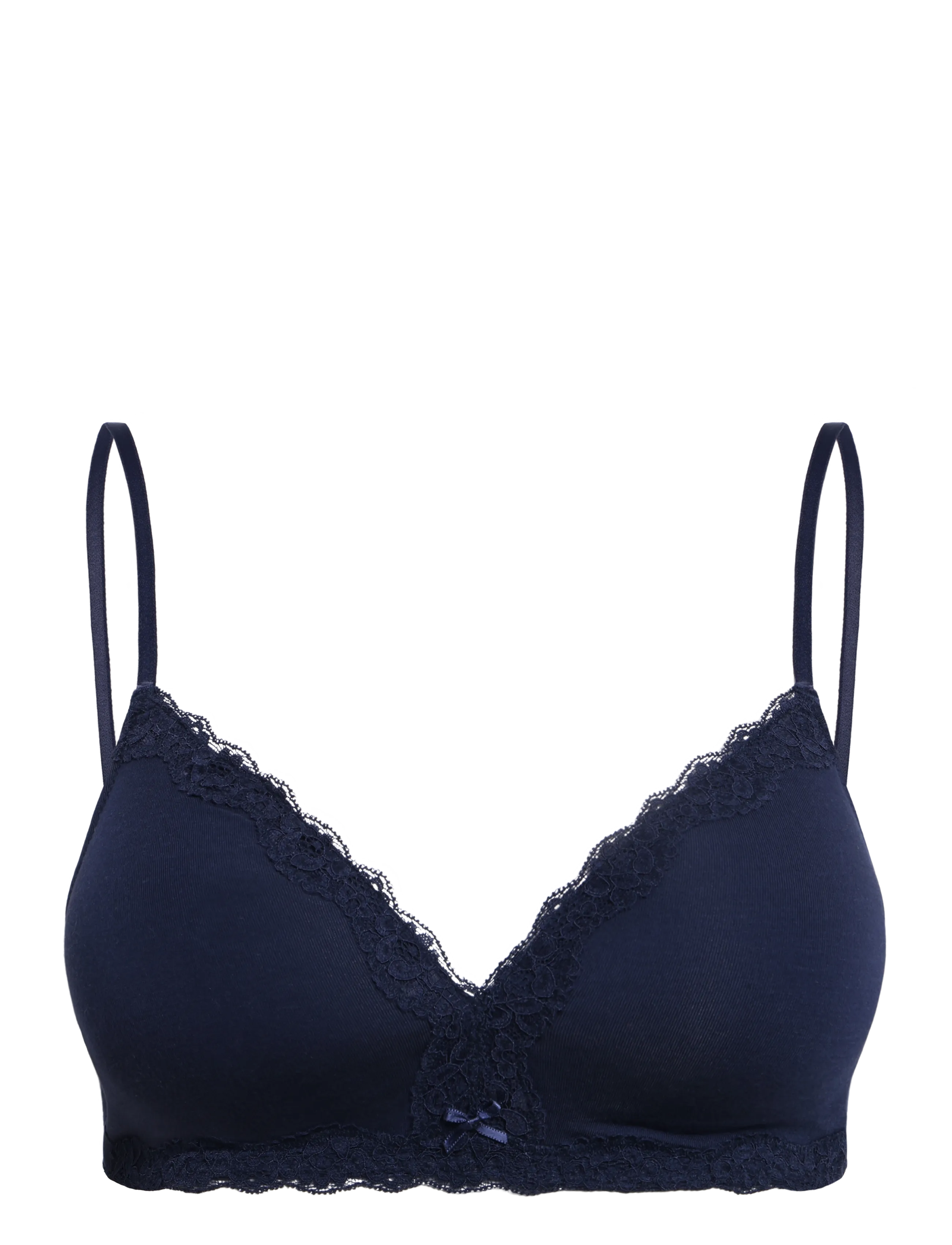 Lindex Wirefree soft bra - BHs - NAVY / navy
