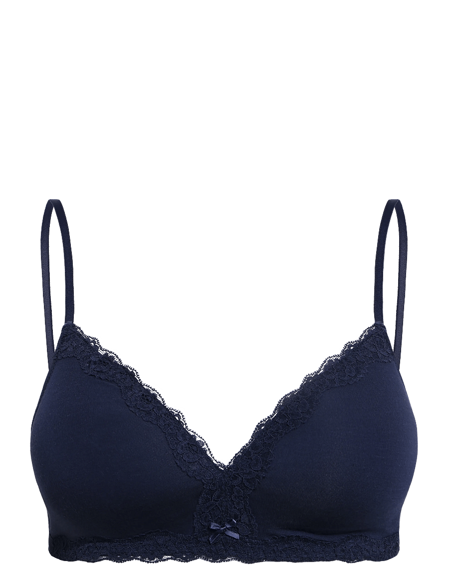 Lindex - Wirefree soft bra - navy - 1
