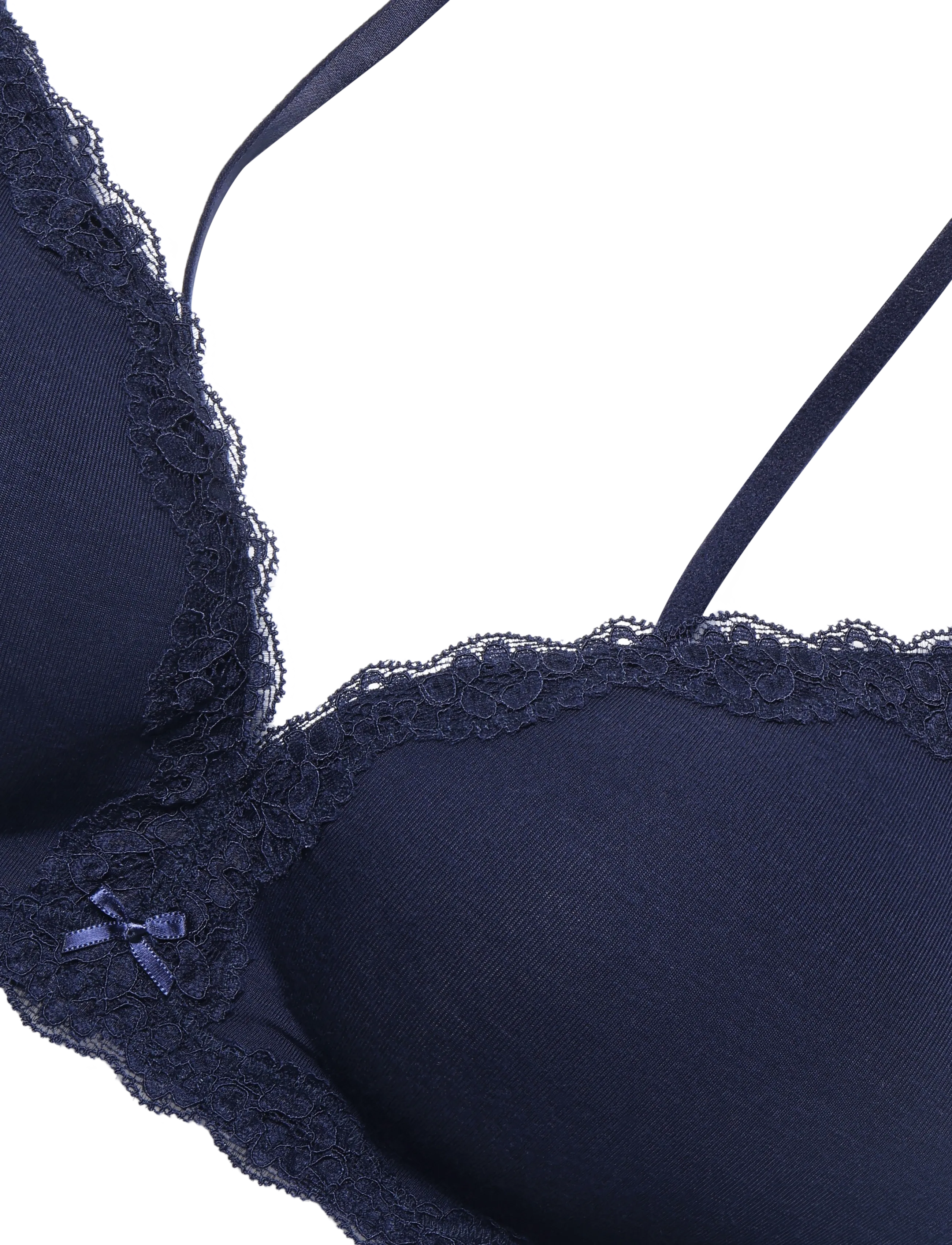 Lindex - Wirefree soft bra - navy - 5