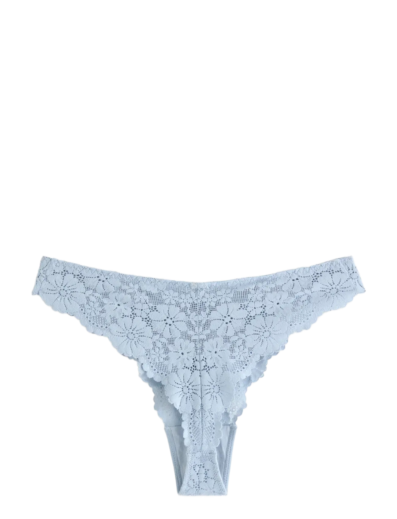 Lindex - Thong in lace - tangas - light dusty blue - 1
