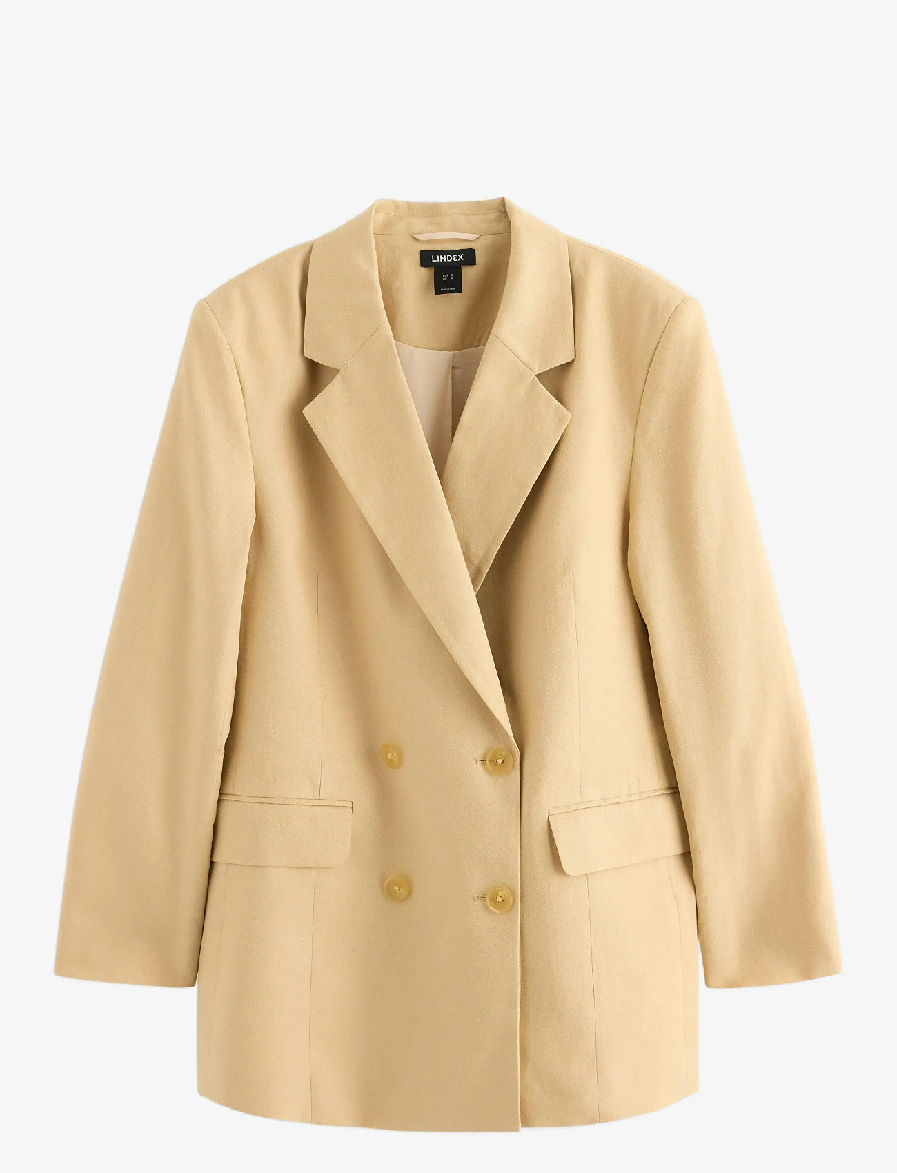 Lindex - Blazer Linda - zweireihige blazer - dark dusty yellow - 1