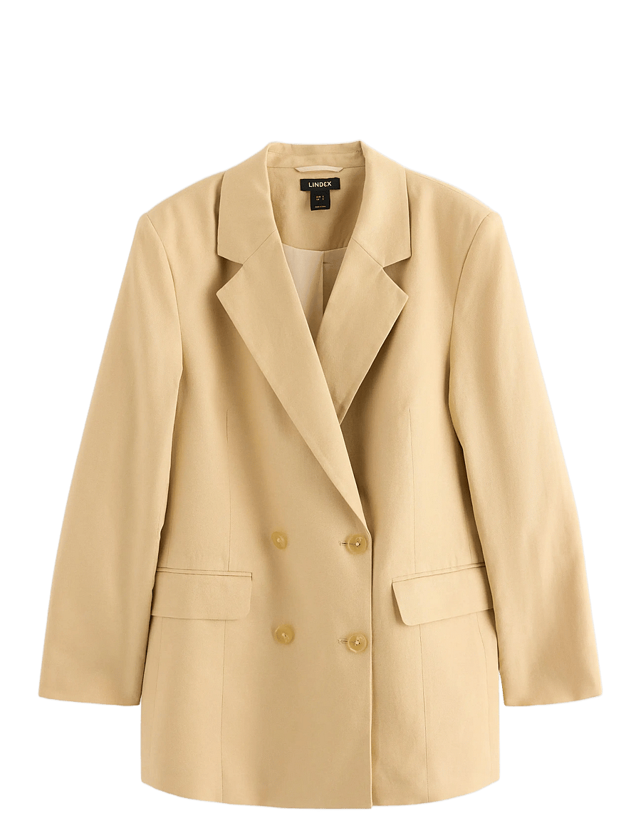 Lindex - Blazer Linda - kaksiriviset bleiserit - dark dusty yellow - 1