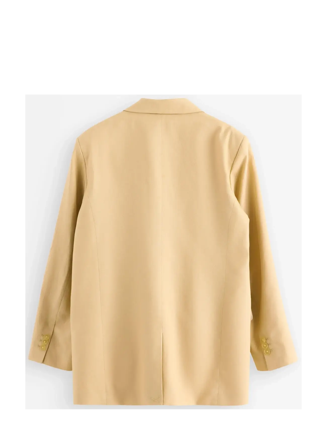 Lindex - Blazer Linda - dobbeltradede blazere - dark dusty yellow - 2