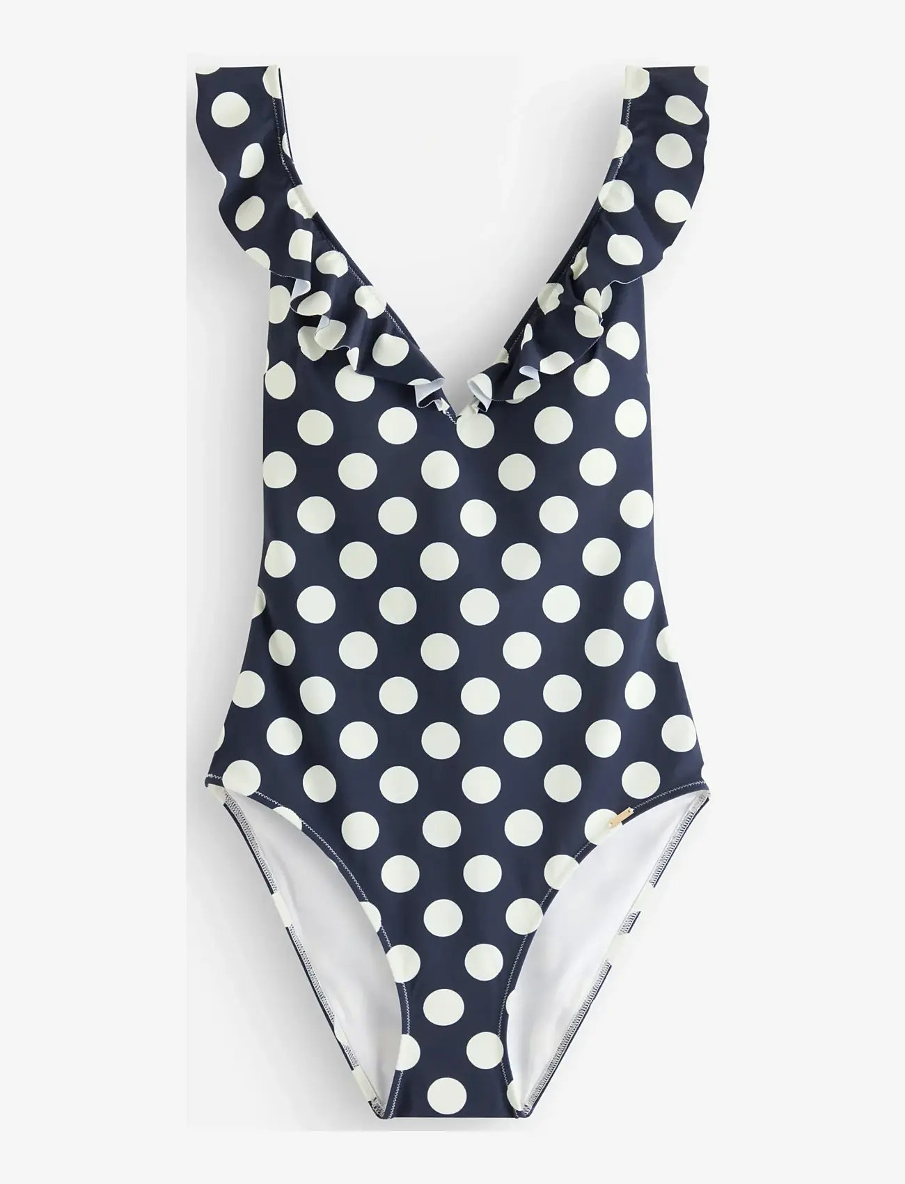 Lindex - Swimsuit with flounce - trikood - navy - 1