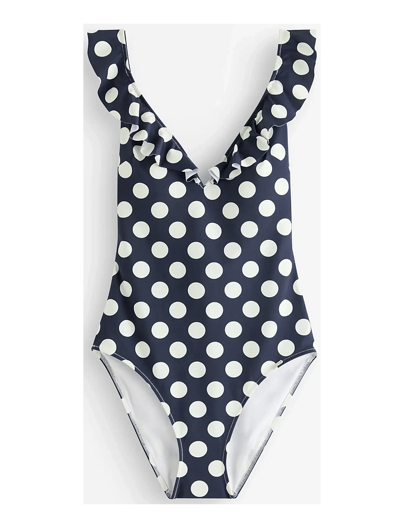 Lindex - Swimsuit with flounce - trikood - navy - 1
