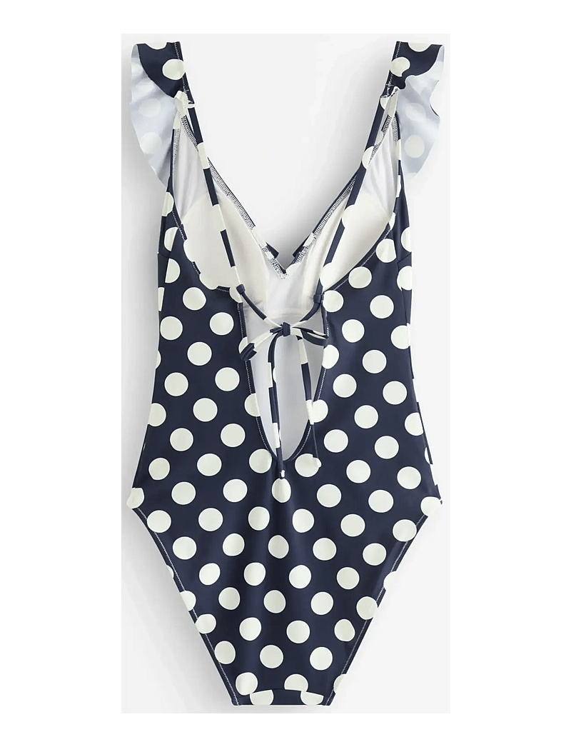 Lindex - Swimsuit with flounce - trikood - navy - 2
