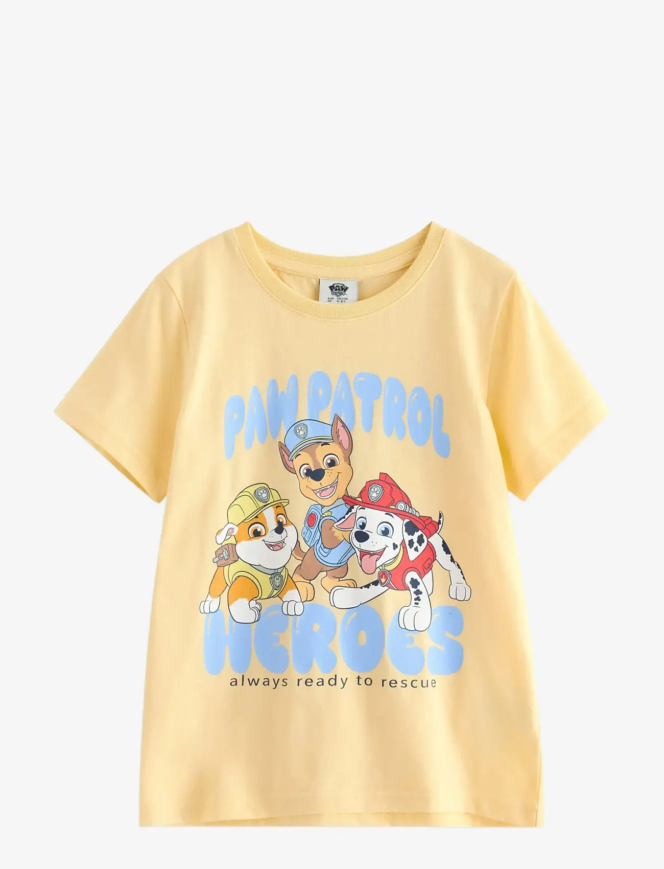 Lindex - Paw Patrol short-sleeved top - kortærmede t-shirts - light dusty yellow - 1