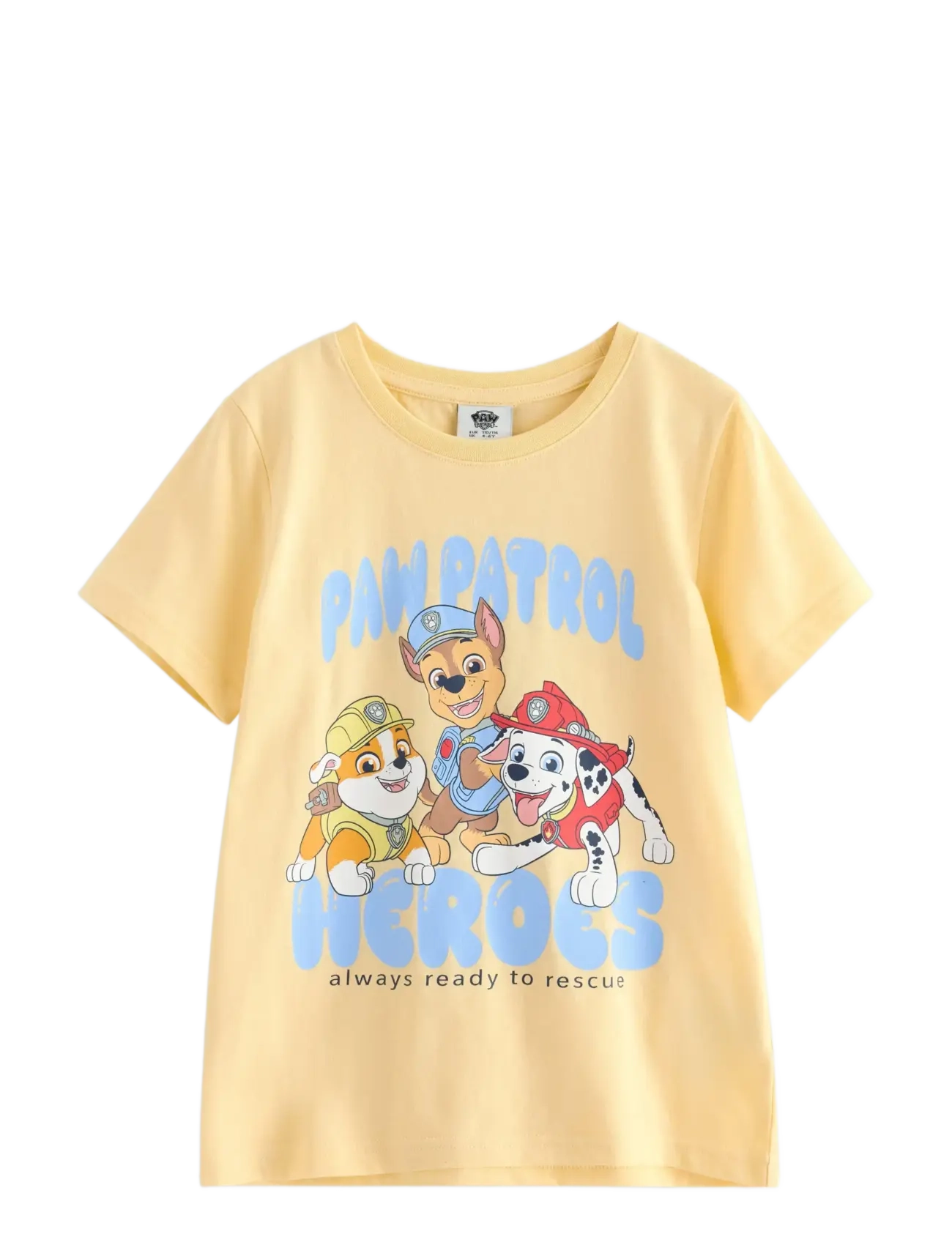 Lindex Paw Patrol short-sleeved top - Yläosat - LIGHT DUSTY YELLOW / yellow