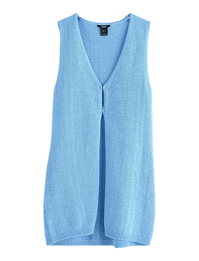 Fine-Knit Vest - Strikveste