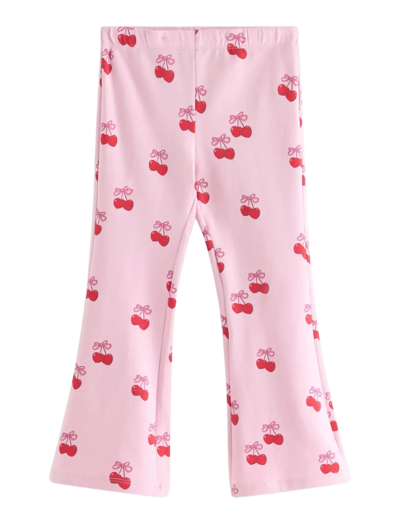 Lindex Flared leggings with brushed inside - Leggings - LIGHT PINK / pink/rose