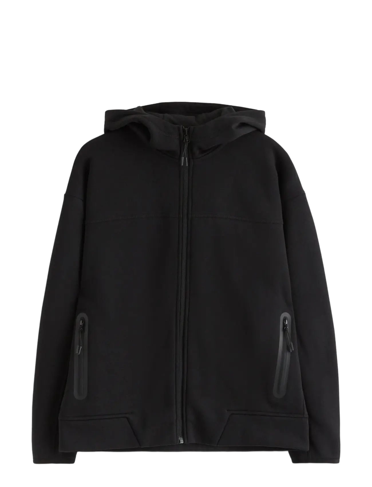 LINDEX Hoodie With Brushed Inside Schwarz - 128 - Kinder