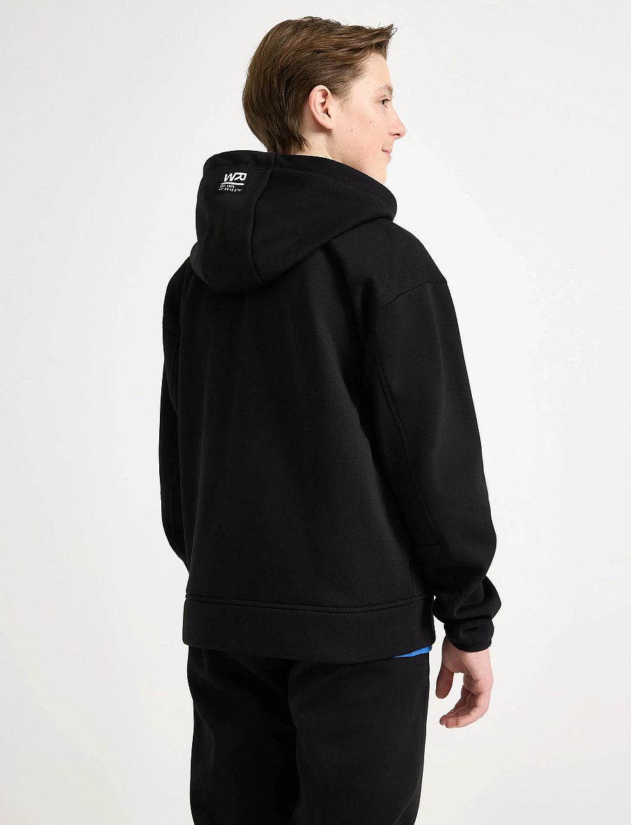 Lindex - Hoodie with brushed inside - džemperi ar kapuci - black - 3