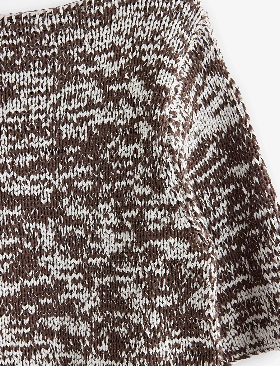 Lindex - Knitted top - striktrøjer - dark dusty brown - 4