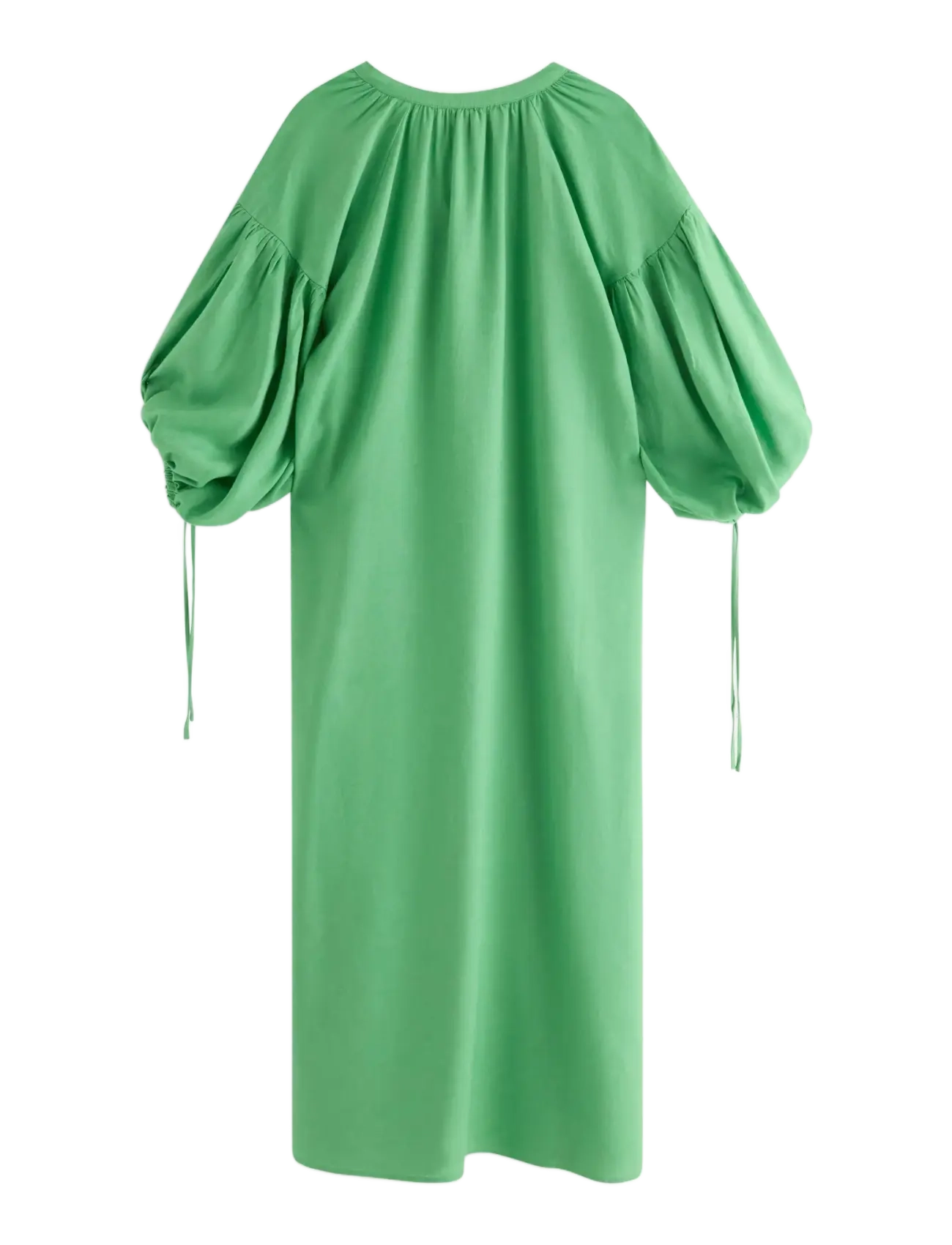 Lindex - Midi dress in linen blend - sommarklänningar - green - 2