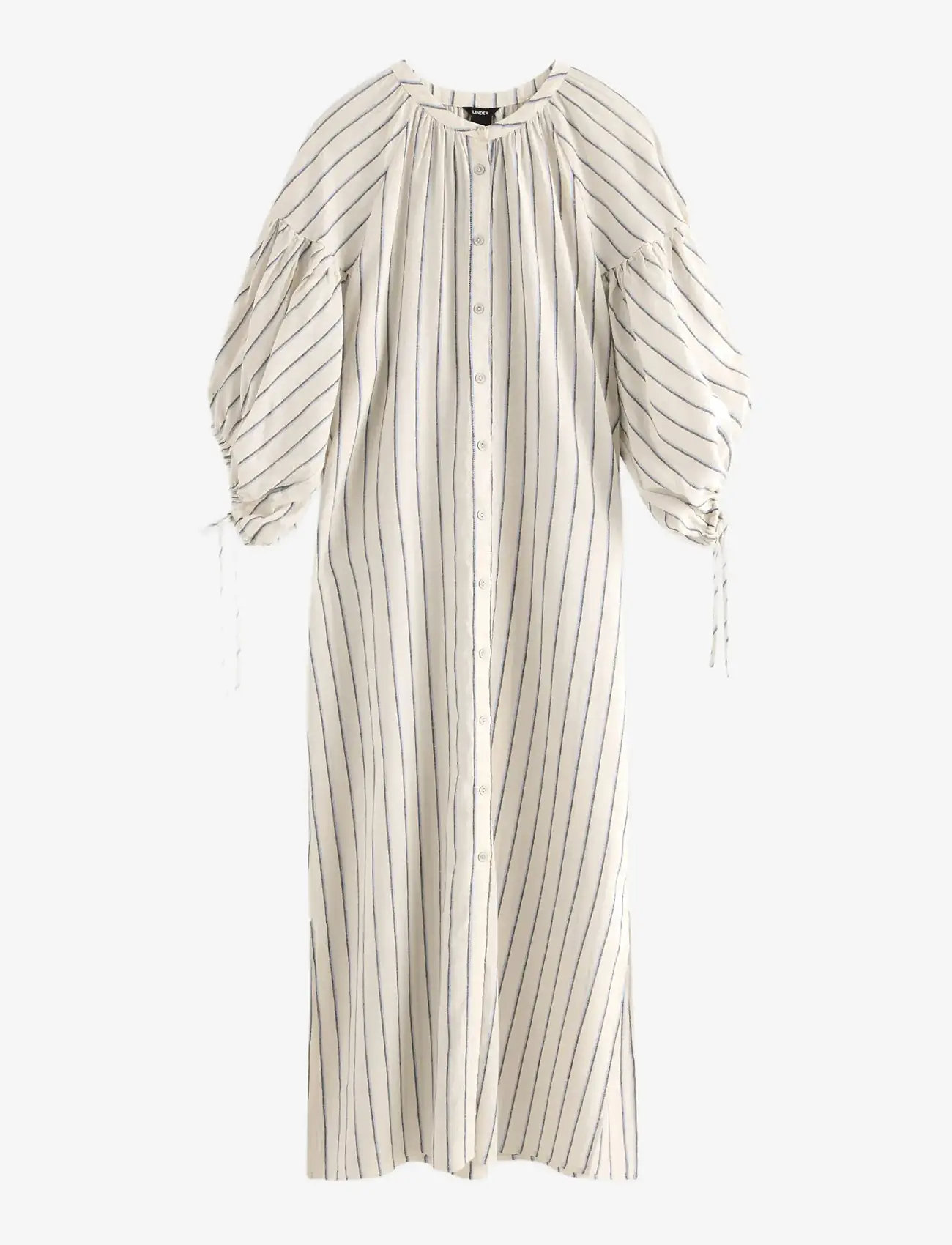 Lindex - Midi dress in linen blend - suvekleidid - off white - 1